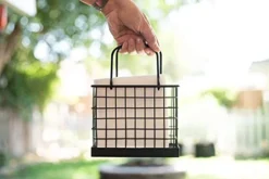 Napkin Holder For Kitchen Table, Upright Napkins Holders For Tables, Rustic Farmhouse Decor, Modern Square Basket Paper Dispenser -Kitchen Island Sale 41Xafo3UdpS