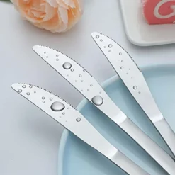 36-Piece Dinner Knives Set, Knife Set (9 Inches), Table Knife, Food Grade Stainless Steel Butter Knives, Knives Silverware For Home/Restaurant/Kitchen, Dishwasher Safe & Mirror Polished -Kitchen Island Sale 41XfUznM9FL