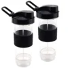 2 Pack Felji 20 Oz Cups With To Go Lids Replacement Set For Magic Bullet Blenders MB1001