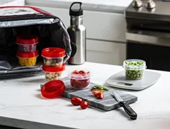 (4 Ounce 10 Pack) Twist Cap Containers Clear Bottom With Red Top Screw On Lids Twist Top Food Storage Freezer Reusable Containers 17 (4 Ounce 10 Pack) Twist Cap Containers Clear Bottom With Red Top Screw On Lids Twist Top Food Storage Freezer Reusable Containers -Kitchen Island Sale 41YVshiUwQL