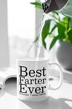 Best Farter Ever I Mean Father Funny Dad Mug Funny Fathers Day Mugs Gifts From Kids Son, FathersDay Gifts For Dad From Daughter | Best Dad Gifts Dads Coffee Cup -Kitchen Island Sale 41YhjZUkaRS