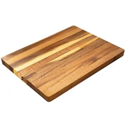 Utting Boards - Large, Lightweight, 17 X 12 Inch Acacia Wood Chopping Board For Plating, Appetizers, Charcuterie And Kitchen Prep - Portable Cooking Accessories