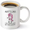 Aunticorn Funny Coffee Mug – Aunt Ever Gifts From Niece Or Nephew – Birthday Or Mothers Day Idea - 11 Oz Tea Cup White