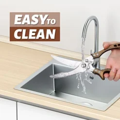 Ultipurpose Kitchen Scissors, Sharp Stainless Steel Heavy Duty Kitchen Shears, Automatic Springback Poultry Shears, Dishwasher Safe Food Scissors For Chicken, Turkey, Meat, Bone, Fish, Seafood, BBQ -Kitchen Island Sale 41ZssPSoQLL