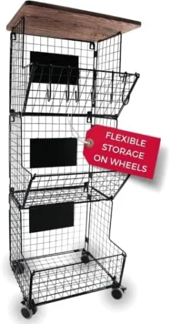 XXL Wire Baskets For Storage Pantry Baskets, Set Of 2 Wire Storage Baskets, Wire Baskets For Organizing, Large Wire Basket, Kitchen Organization Baskets, Metal Basket For Storage - XXL - Bronze 21 XXL Wire Baskets For Storage Pantry Baskets, Set Of 2 Wire Storage Baskets, Wire Baskets For Organizing, Large Wire Basket, Kitchen Organization Baskets, Metal Basket For Storage - XXL - Bronze -Kitchen Island Sale 41a44MeLDZL. AC