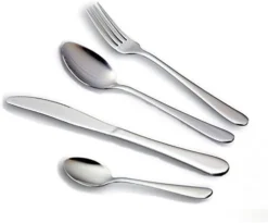 12-Piece Flatware Sets Dinner Knife Fork Spoon 3-Piece Place Setting Service For 4 Person Stainless Steel Mirror Polishing -Kitchen Island Sale 41a9xYBvN7L. AC