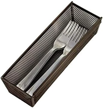 Wer Organizer - Steel Metal Mesh - Set Of 6 (9 X 3 Inch, 6 Pack, Bronze) 12 Wer Organizer - Steel Metal Mesh - Set Of 6 (9 X 3 Inch, 6 Pack, Bronze) - Image 12