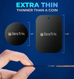 Metal Plate For Magnetic Mount With 3M Adhesive (Set Of 4) Extra Thin (Gold)