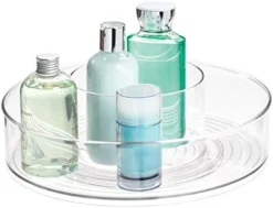 Linus BPA-Free Plastic Turntable Organizer, 12" X 12" X 3", Spinner -Kitchen Island Sale 41abxZMYi7L. AC