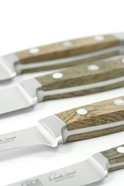 Güde Alpha Barrel Oak Series - 10" Sharpening Steel - Made In Solingen, Germany Since 1910 - Rare Oak Wood, Over 80 Years Old. -Kitchen Island Sale 41auH4mMSlL