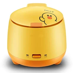 1.5L Non-Stick Inner Rice Cooker - 220V Multi Electric Cooker Mini Household Automatic Food Cooking Pot, Yellow