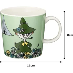 Arabia RABIA Ceramic Moomin Mug Cup, 10 Floz – Snufkin Green 6 Arabia RABIA Ceramic Moomin Mug Cup, 10 Floz – Snufkin Green -Kitchen Island Sale 41b7POexBoL