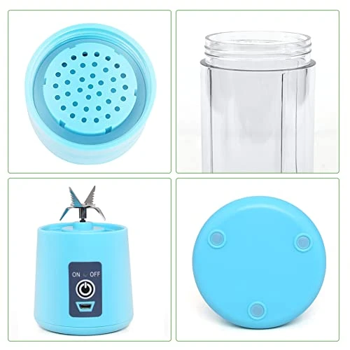 Portable Personal Mini Smoothies Blender: Small Single Serve Travel Fruit Juicer Mixer Cup With Wireless 5 Portable Personal Mini Smoothies Blender: Small Single Serve Travel Fruit Juicer Mixer Cup With Wireless - Image 5