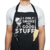 100% Cotton, Black Funny Aprons For Men, Dad, Husband - Birthday, Father’s Day Grilling Gifts For Papa, Husband.