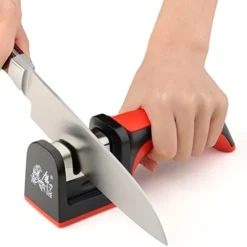 Two Stage Carbide & Ceramic Grit Kitchen Knife Sharpener T1206TC -Kitchen Island Sale 41bcnkabgJL