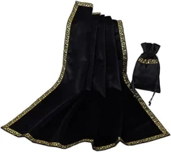 Altar Tarot Table Cloth Divination Wicca Velvet Cloth With Tarot Pouch 24.4 * 24.4 Inch Purple -Kitchen Island Sale 41bzI7inLHL. AC