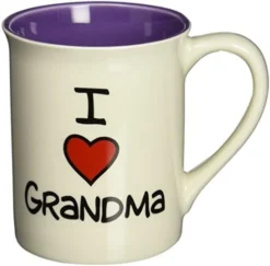 Enesco Our Name Is Mud “I Heart Mom” Stoneware Mug, 16 Oz. -Kitchen Island Sale 41c0jni5l0L. AC