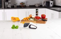 Zyliss E920251U Knife Sharpener, 9", Gray/White -Kitchen Island Sale 41c4s9VWU7L