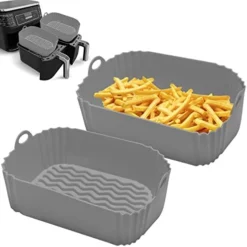 2 Pack Air Fryer Silicone Liners, Reusable Rectangle Food Grade Replacement Silicone Air Fryer Pot Insert Basket Accessories For Dual Ninja DZ201 DZ401 Instant Vortex 8 QT 10 QT Air Fryer Accessories 27 2 Pack Air Fryer Silicone Liners, Reusable Rectangle Food Grade Replacement Silicone Air Fryer Pot Insert Basket Accessories For Dual Ninja DZ201 DZ401 Instant Vortex 8 QT 10 QT Air Fryer Accessories -Kitchen Island Sale 41cItSXzTcL. AC
