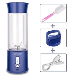 Portable Blender - 17Oz Personal Blender For Smoothies And Shakes | 4000mAh Rechargeable USB Mini Blender With 6 Blades | Handheld Blender For Sports Travel Gym -Kitchen Island Sale 41cLgB6EkBS