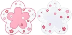 Kawaii Sakura Cup Coaster, Decor Cup Placemat, Cute Kitchen Pot Bowl Pad Placemat, Cherry Blossom Coaster, Table Cup Mat, Flower Pattern Mug Pink Coasters Set Of 4 For Drinks, Coffee, Tea (4.5in) -Kitchen Island Sale 41cOmH0RUvS. AC
