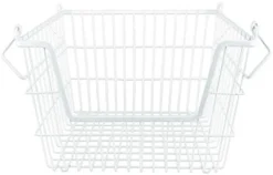 Metal Wire Mesh Stackable Utility Storage Bin, Medium Rectangle, 13x11x9", Black 29 Metal Wire Mesh Stackable Utility Storage Bin, Medium Rectangle, 13x11x9", Black -Kitchen Island Sale 41cUwigvOJL. AC