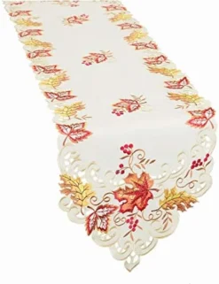 Set Of 4 Fall, Autumn Or Thanksgiving Holiday Table Doilies Place-mats, Round 16 Inch -Kitchen Island Sale 41cdihWC8OL. AC