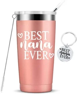 Best Nana Ever Gifts-Grandma Gifts From Grandson,Granddaughter-Valentines Christmas Mothers Day Gifts For Her,Grandma Birthday Gifts-Insulated Travel Mug With Straw And Lid 20oz -Kitchen Island Sale 41ciGgNGx4L. AC