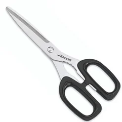 Rcos Series Prochef-Kitchen Scissors-Blade Stainless Steel 200 Mm (7.87 Inches) -Handle Polypropylene Black Colour