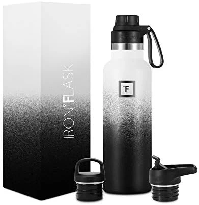 Ports Water Bottle - 24 Oz, 3 Lids (Spout Lid), Leak Proof, Vacuum Insulated Stainless Steel, Hot Cold, Double Walled, Thermo Mug, Standard Metal Canteen 11 Ports Water Bottle - 24 Oz, 3 Lids (Spout Lid), Leak Proof, Vacuum Insulated Stainless Steel, Hot Cold, Double Walled, Thermo Mug, Standard Metal Canteen - Image 11