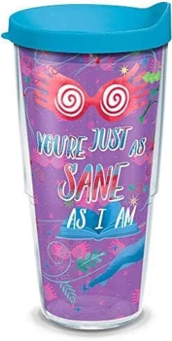 Tervis Harry Potter - Luna Quote Insulated Tumbler With Wrap And Lid, 24 Oz - Tritan, Clear -Kitchen Island Sale 41dkfmwKhnL. AC