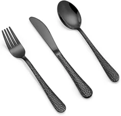 12-Piece Kids Utensils Silverware Set, Stainless Steel Toddler Hammered Flatware Cutlery, Children Tableware Includes Knives Forks Spoons, Dishwasher Safe -Kitchen Island Sale 41e1IVzJEBL. AC