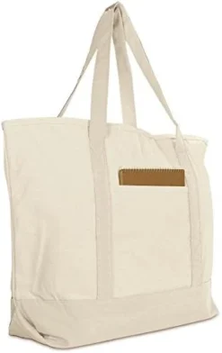 22" Heavy Duty Cotton Canvas Tote Bag (Zippered) -Kitchen Island Sale 41e1oHzZn8L. AC