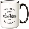 Housewarming Gifts For New Home – Unique First Time House Owner Gift Ideas For Men And Women – House Warming Decoration Gifts For Him, Her, Couple – 15 Oz Coffee Mug Tea Cup White