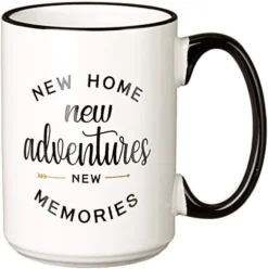 Housewarming Gifts For New Home – Unique First Time House Owner Gift Ideas For Men And Women – House Warming Decoration Gifts For Him, Her, Couple – 15 Oz Coffee Mug Tea Cup White -Kitchen Island Sale 41e94ZHVY3L. AC