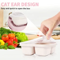 6 Pack Snack Containers, 4 Compartment Lunchable Containers, Reusable Meal Prep Snack Containers For Kids, Snack Bento Boxes For Toddler School, Work And Travel -Kitchen Island Sale 41eAhPMzxXL