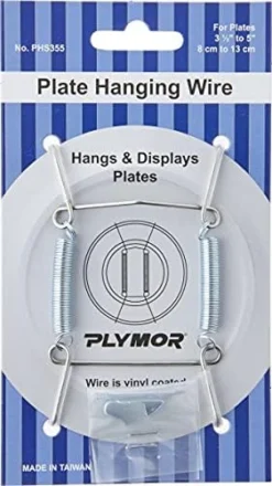 Plymor White Vinyl Finish Mountable Plate Hanger, 3.125" H X 1.75" W X 0.5" D (For Plates 3.5" - 5"), Pack Of 2 17 Plymor White Vinyl Finish Mountable Plate Hanger, 3.125" H X 1.75" W X 0.5" D (For Plates 3.5" - 5"), Pack Of 2 -Kitchen Island Sale 41eNzXH2gTL. AC