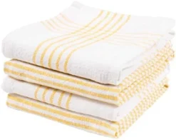 Set Of 4 Monaco Relaxed Casual Slubbed Kitchen Towel | 100% Cotton Dish Towel, 18 X 28 Inches | Soft And Absorbent Farmhouse Kitchen Towel | Set Of 4 (Blue) 15 Set Of 4 Monaco Relaxed Casual Slubbed Kitchen Towel | 100% Cotton Dish Towel, 18 X 28 Inches | Soft And Absorbent Farmhouse Kitchen Towel | Set Of 4 (Blue) -Kitchen Island Sale 41eU28eF5aL. AC