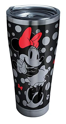 Tervis Disney Minnie Mouse Silver Triple Walled Insulated Tumbler Travel Cup Keeps Drinks Cold & Hot, 30oz, Stainless Steel 1 Tervis Disney Minnie Mouse Silver Triple Walled Insulated Tumbler Travel Cup Keeps Drinks Cold & Hot, 30oz, Stainless Steel