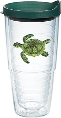 Tervis Green Turtle Tumbler With Emblem And Hunter Green Lid 24oz, Clear -Kitchen Island Sale 41eaRpXq1bL. AC