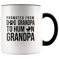 're Going To Be A Grandpa Mug, 11 Ounce, Promoted To Grandpa Pregnancy Announcement For Grandparents