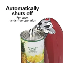 Hamilton Beach Electric Automatic Can Opener With Auto Shutoff, Knife Sharpener, Cord Storage, And SureCut Patented Technology, Extra-Tall, Red -Kitchen Island Sale 41g4Zxf9ghL