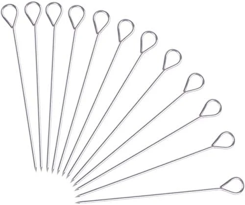 30 Pcs 6 Inches Turkey Lacers For Trussing Turkey,Stainless Steel Skewers Turkey Pins For Trussing Turkey And Poultry 5 30 Pcs 6 Inches Turkey Lacers For Trussing Turkey,Stainless Steel Skewers Turkey Pins For Trussing Turkey And Poultry - Image 5