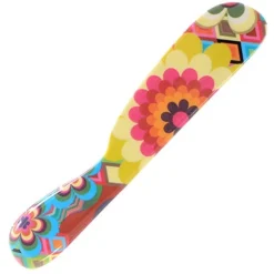6" Melamine Butter Spreader 4-Piece Set-Designer Fun Vibrant Colorful Knives For Cream Cheese, Jam, Jelly, Mayo, Frosting, Sandwich-Shatterproof BPA Free Dishwasher Safe, 6-inch, Floral -Kitchen Island Sale 41gPTZCOpYL