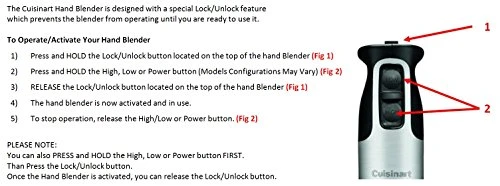 Cuisinart CSB-76BC SmartStick 200-Watt Immersion Hand Blender, Brushed Chrome 4 Cuisinart CSB-76BC SmartStick 200-Watt Immersion Hand Blender, Brushed Chrome - Image 4