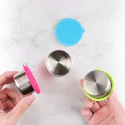 Dressing Containers To Go For Condiments, Salad Dressing, Dips, Snacks, Stainless Steel Dipping Sauce Cups, Fits In Bento Box For Lunch, Mini Food Storage Containers With Lid (Multicolor) 12 Dressing Containers To Go For Condiments, Salad Dressing, Dips, Snacks, Stainless Steel Dipping Sauce Cups, Fits In Bento Box For Lunch, Mini Food Storage Containers With Lid (Multicolor) -Kitchen Island Sale 41ggcBb7IqL