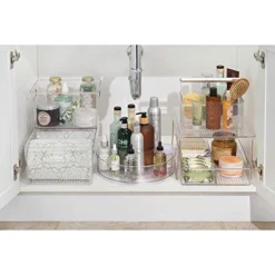 Linus BPA-Free Plastic Turntable Organizer, 12" X 12" X 3", Spinner -Kitchen Island Sale 41hJWKSue7L