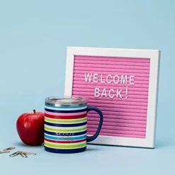 + SCOUT Camper Mug, 12oz Travel Mug With Handle And Lid, Stainless Steel, Dishwasher Safe, Triple Insulated Coffee Mug Tumbler In On Your Markers Print -Kitchen Island Sale 41hbbqf3XNL