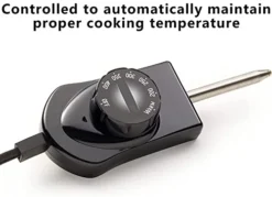 11-Inch Deluxe Nonstick Electric Skillet - Roasts, Fries, Grills, Stews, Bakes, Makes Casseroles For Four People, Black/White 5 11-Inch Deluxe Nonstick Electric Skillet - Roasts, Fries, Grills, Stews, Bakes, Makes Casseroles For Four People, Black/White -Kitchen Island Sale 41iGuywuIpL