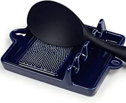 Ceramic Spoon Rests For Counter Stove Top, 7.5 Inch Dishwasher Safe (Black) -Kitchen Island Sale 41ilysulZS. AC